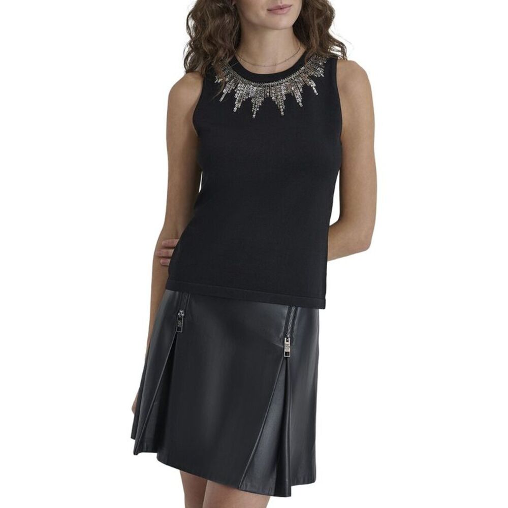 Dkny Womens  Dem Neckline Sweater